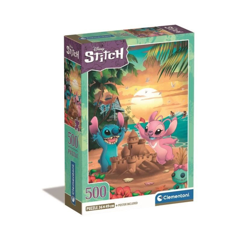 CLEMENTONI - Compact 500 pieces - Stitch