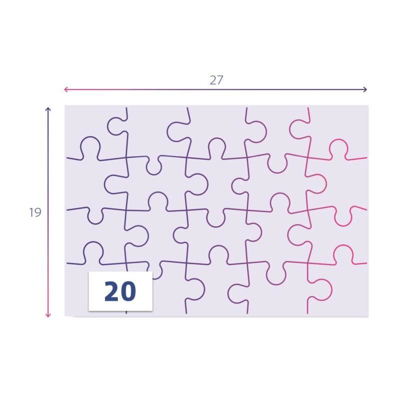 CLEMENTONI - 2x20 pieces - Stitch