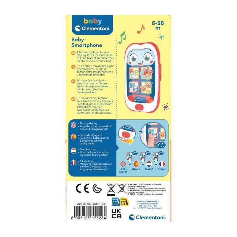 CLEMENTONI Talking Baby Smartphone