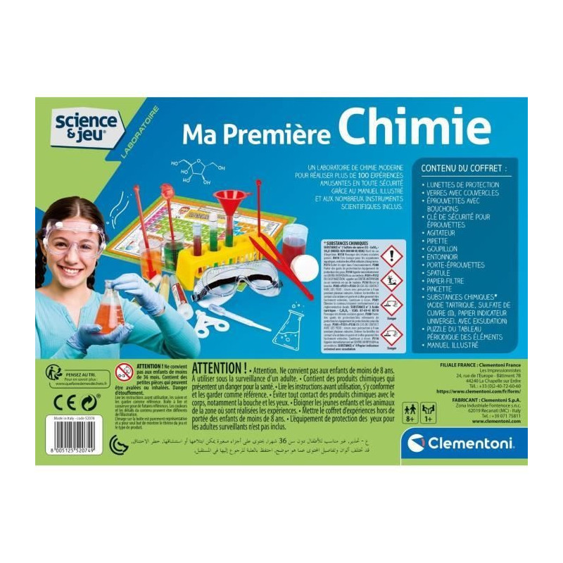 CLEMENTONI Science & Game - My first chemistry - Scientific game