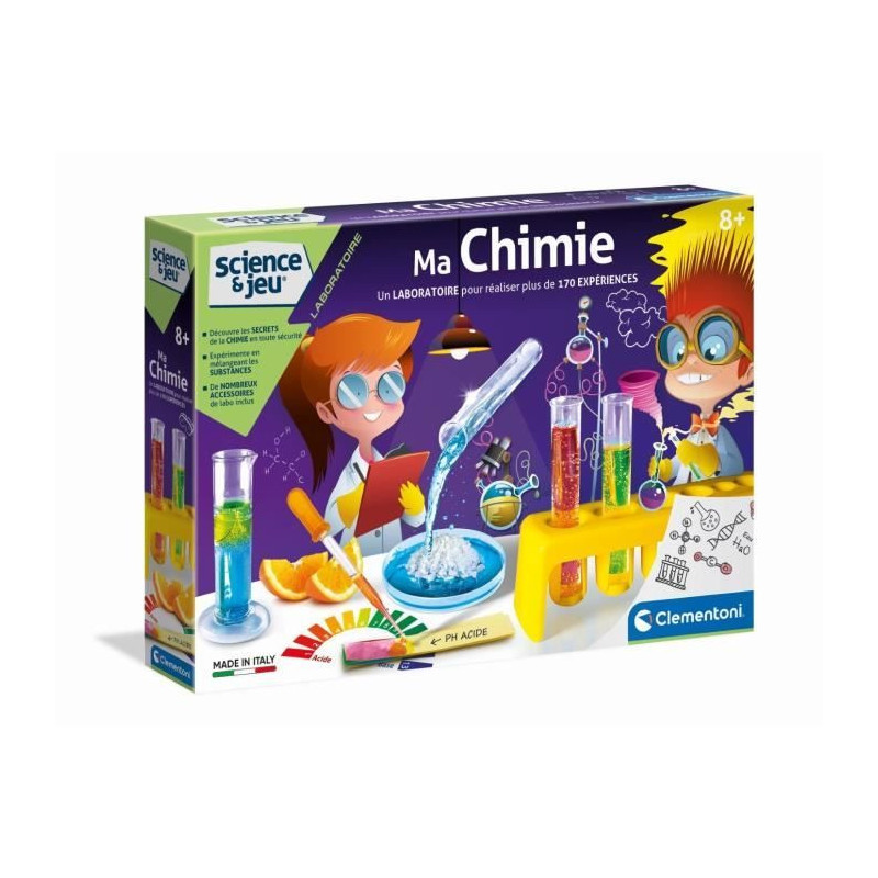 CLEMENTONI Science & Game - My Chemistry - Scientific Game