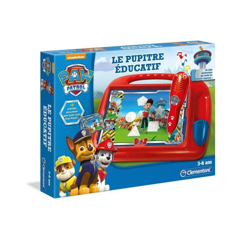 CLEMENTONI Educational Desk - Pat Patrouille - 18 Educational Activiti
