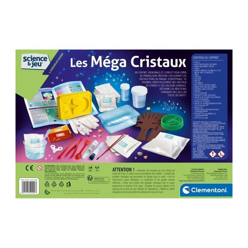 CLEMENTONI - 52490 - The mega crystals