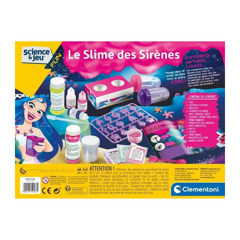 Clementoni - Science & Game - Mermaid slime