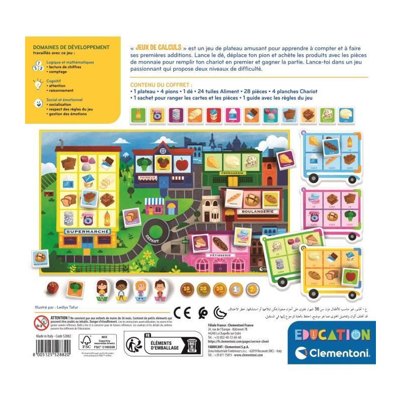 CLEMENTONI calculation games