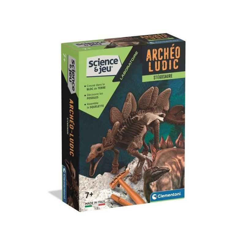 Archéo Ludic Stegosaurus CLEMENTONI