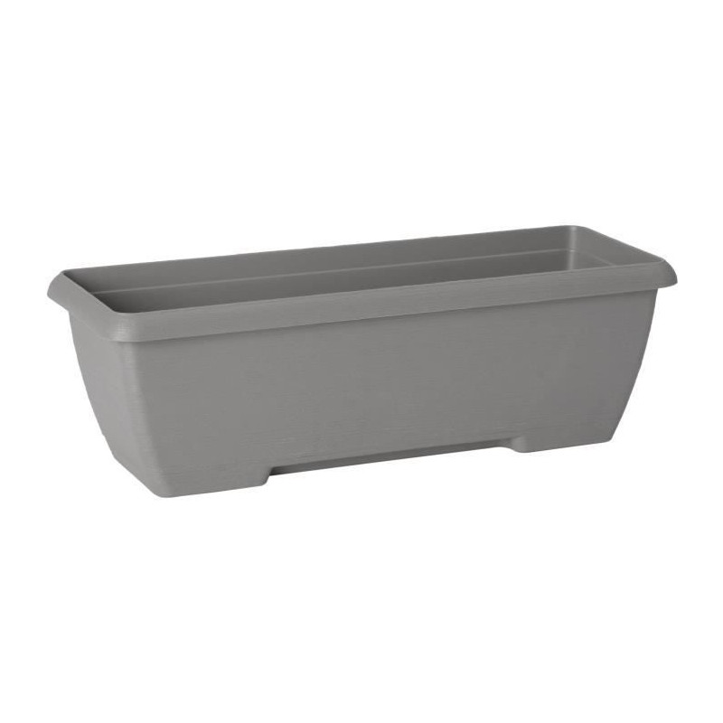 Planter - GARDEN ID Teramo - Black 60 cm - Solidity - Integrated water