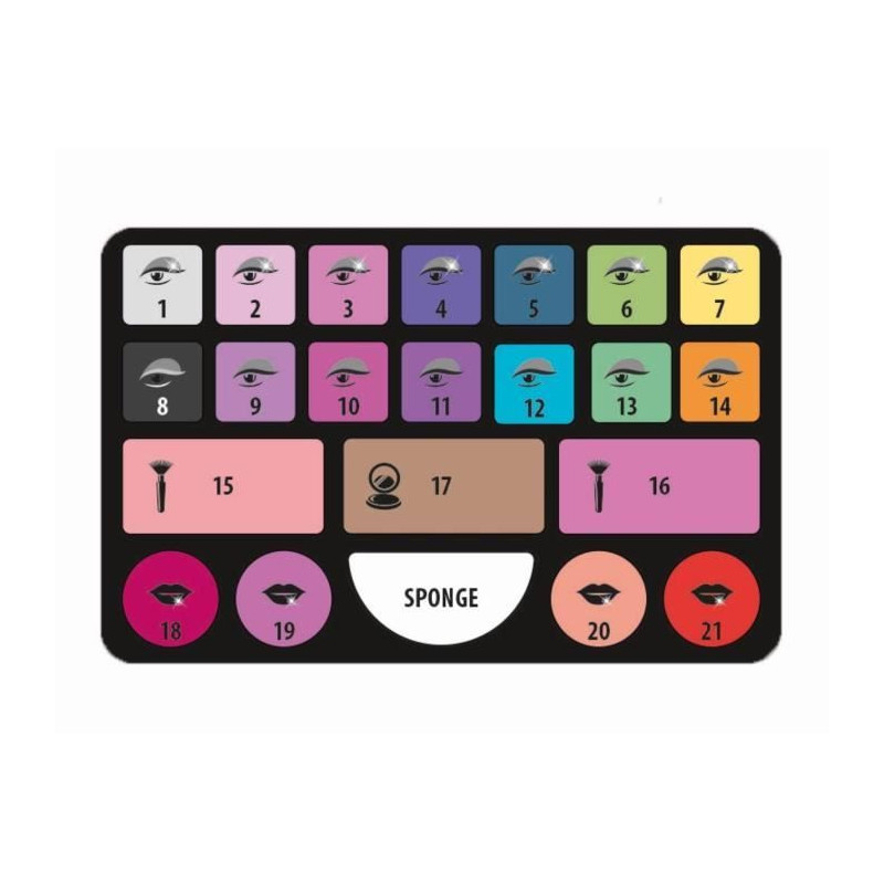 Clementoni - Makeup workshop - Make-up studio - Dedicated application