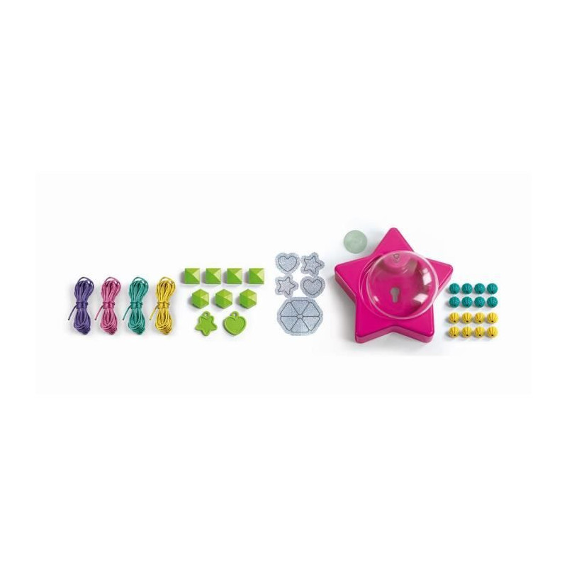 Clementoni Crazy Chic - Friendship bracelet creation box - Beads and t
