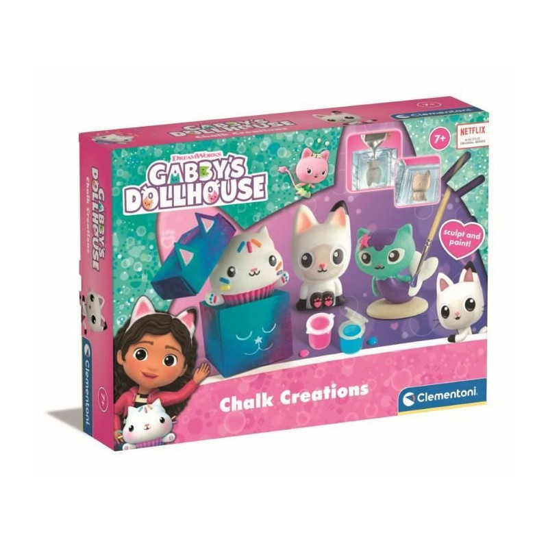 Clementoni - Gabby and the Magic House plaster creations - Multi-activ