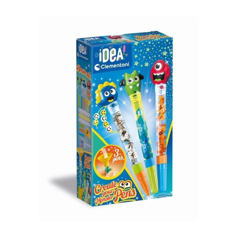 Clementoni - Create your pens - Mini Pen Workshop - Monsters Theme - 3