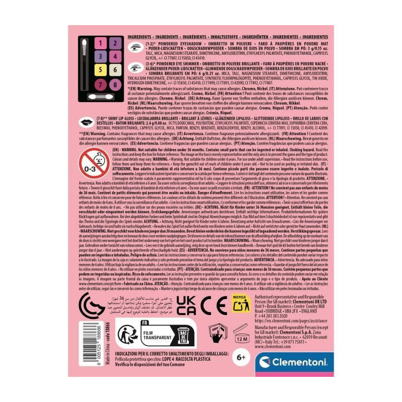CLEMENTONI - Makeup palette - Spring