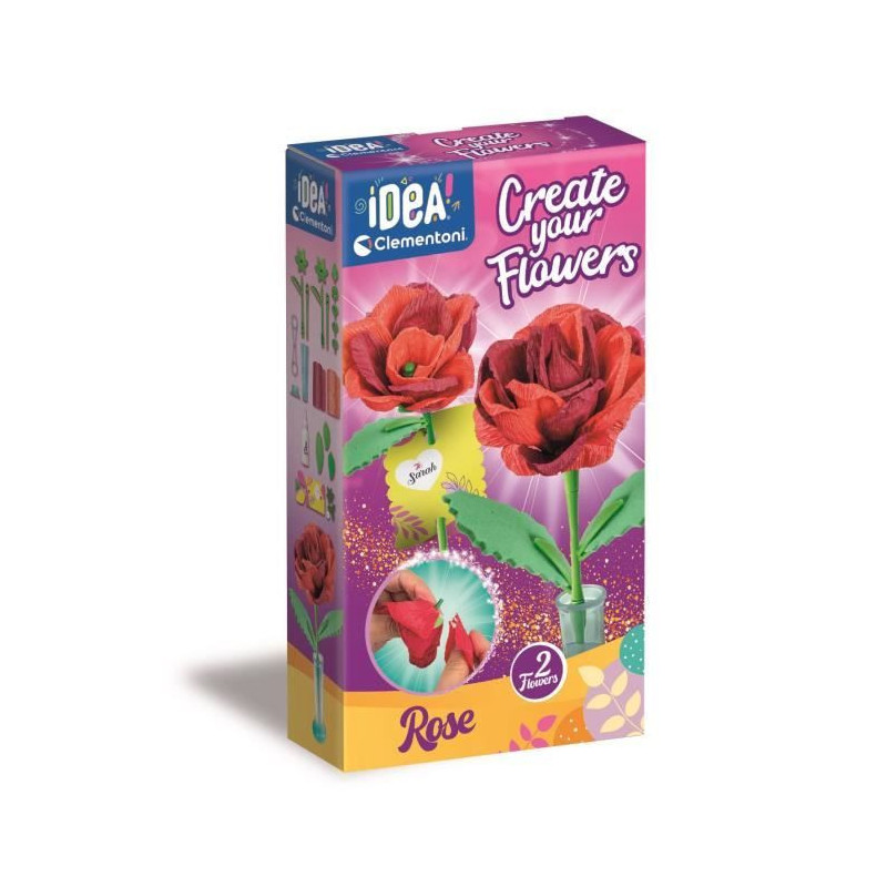 CLEMENTONI - Create your flowers - Rose