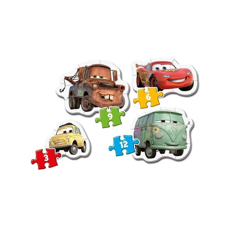 CARS - Mon Premier Puzzle 3-6-9-12 pieces