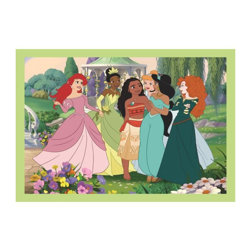 CLEMENTONI - 4 in 1 puzzle - Disney Princess