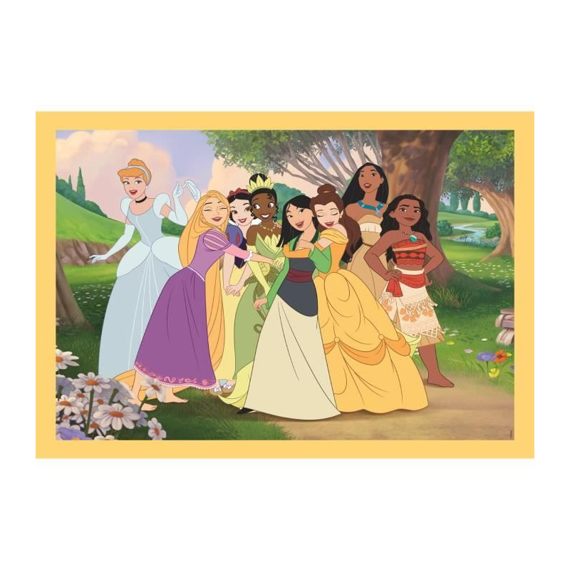 CLEMENTONI - 4 in 1 puzzle - Disney Princess
