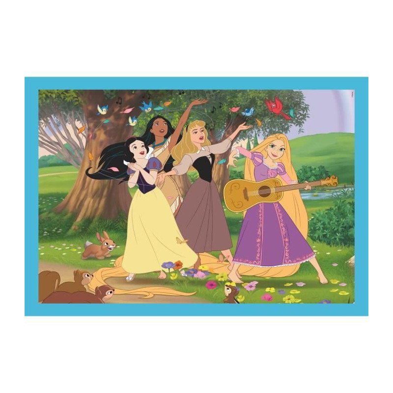 CLEMENTONI - 4 in 1 puzzle - Disney Princess
