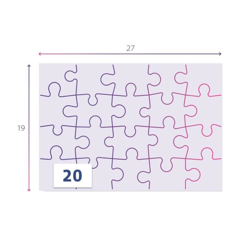 CLEMENTONI - 2x20 pieces - Disney Princess
