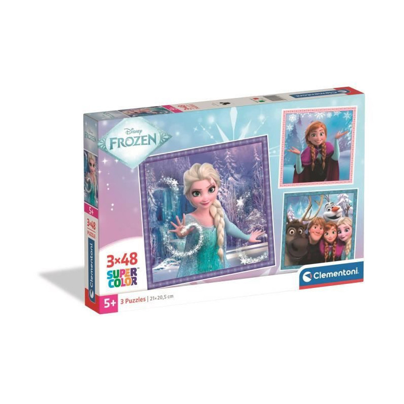 CLEMENTONI - 3x48 pieces - Frozen