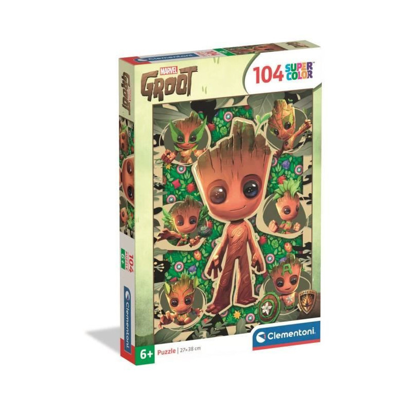 CLEMENTONI - 104 pieces - Marvel, Groot