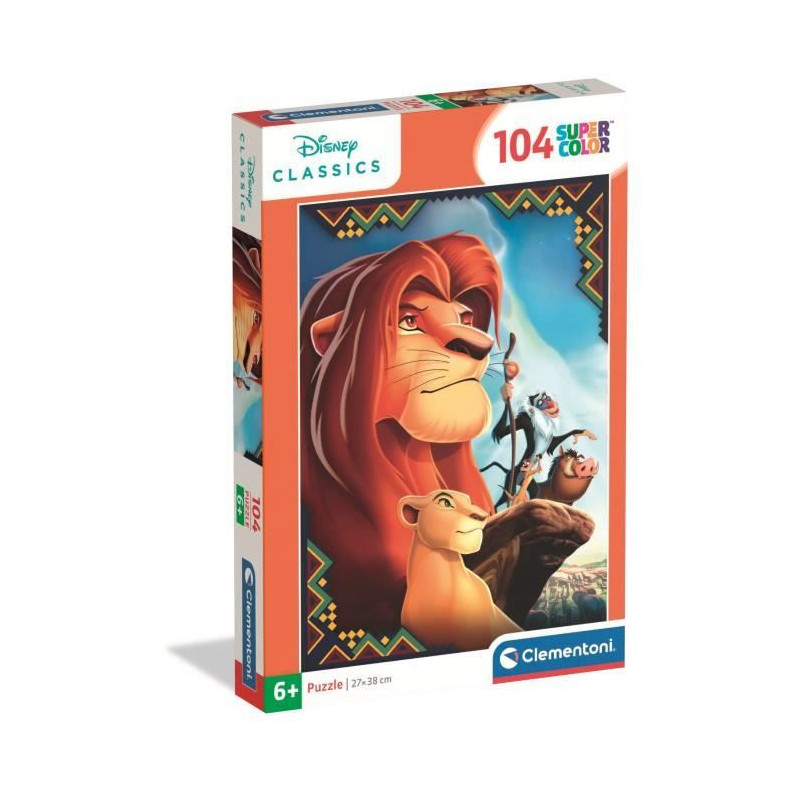 CLEMENTONI - 104 pieces - The Lion King