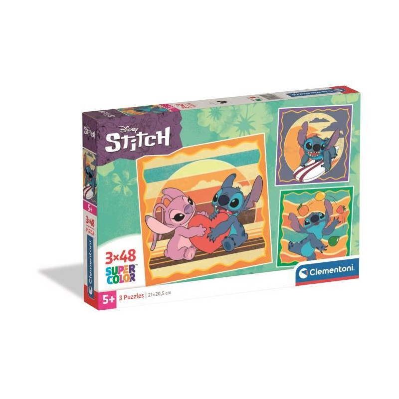 CLEMENTONI - 3x48 pieces - Stitch