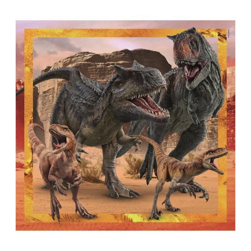 CLEMENTONI puzzle 3x48 pieces - Jurassic World