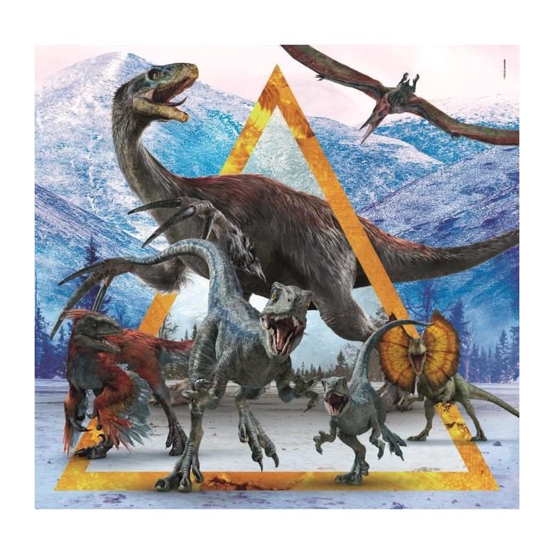 CLEMENTONI puzzle 3x48 pieces - Jurassic World