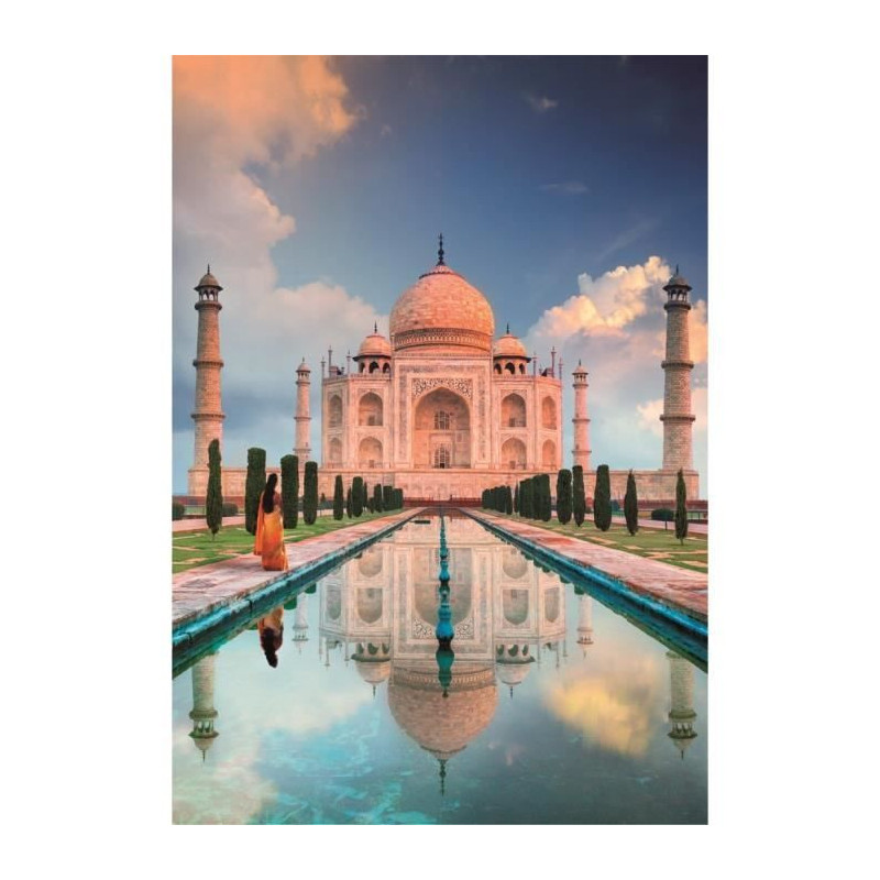 Clementoni - 1500p Taj Mahal - 59.2 x 84.3 cm - With poster