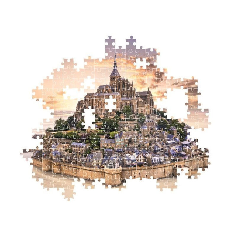 CLEMENTONI - Compact 1500 pieces - Mont Saint-Michel