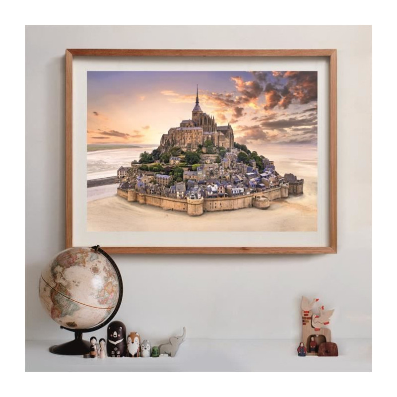 CLEMENTONI - Compact 1500 pieces - Mont Saint-Michel