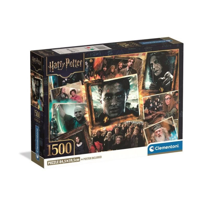 CLEMENTONI - Compact 1500 pieces - Harry Potter