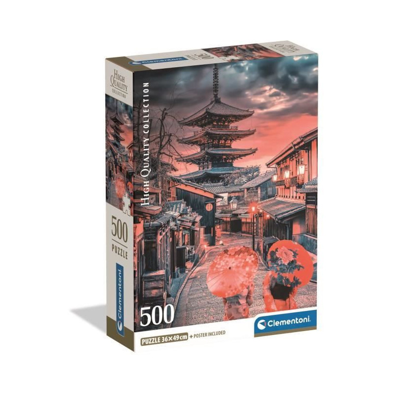 CLEMENTONI - Compact 500 pieces - Evening in Kyoto