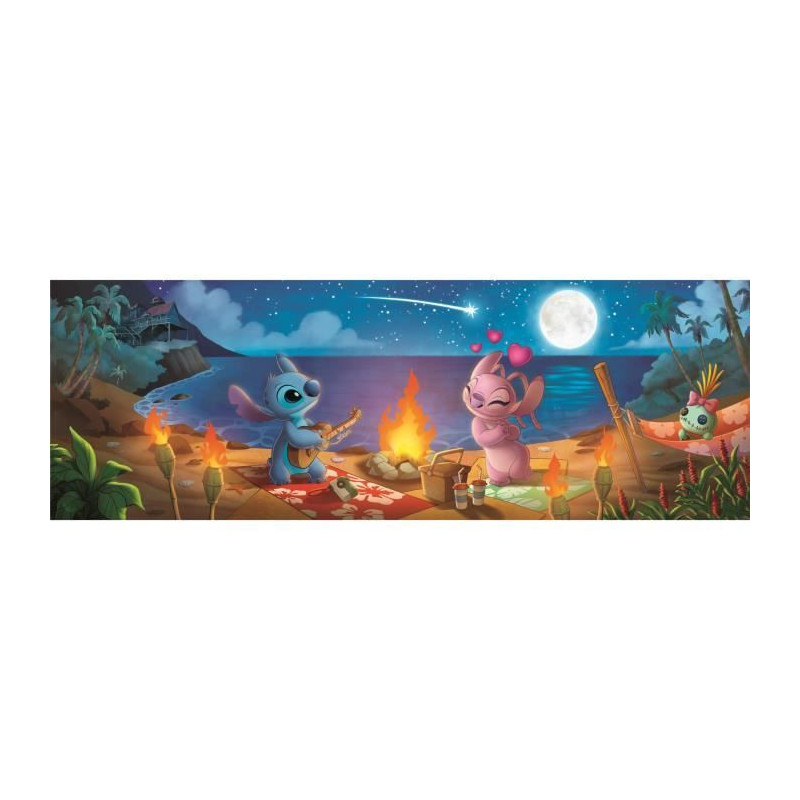 CLEMENTONI - Compact 1000 pieces Panorama - Stitch