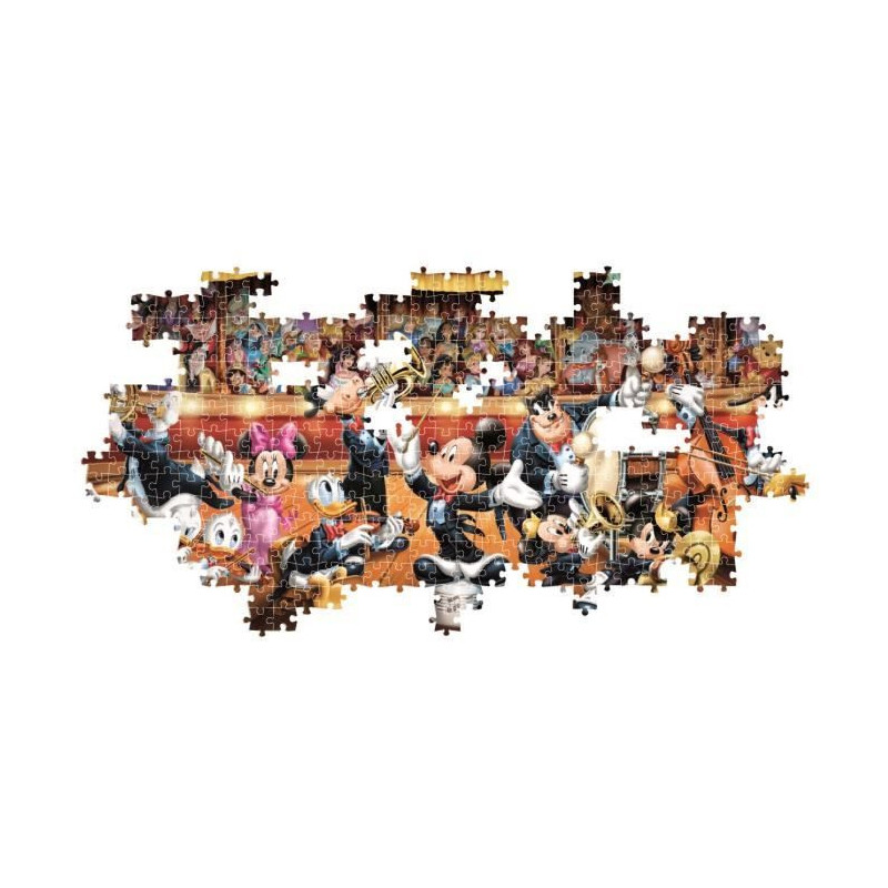 CLEMENTONI - Compact 1000 pieces Panorama - Disney Orchestra