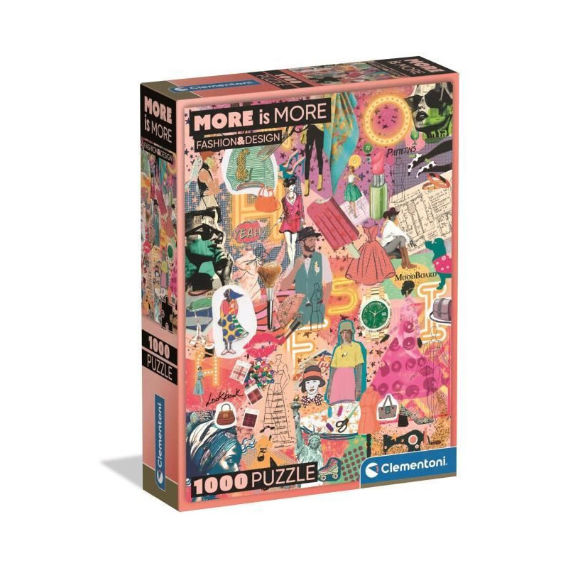 CLEMENTONI - Compact 1000 pieces - More is more - Fashion & Design