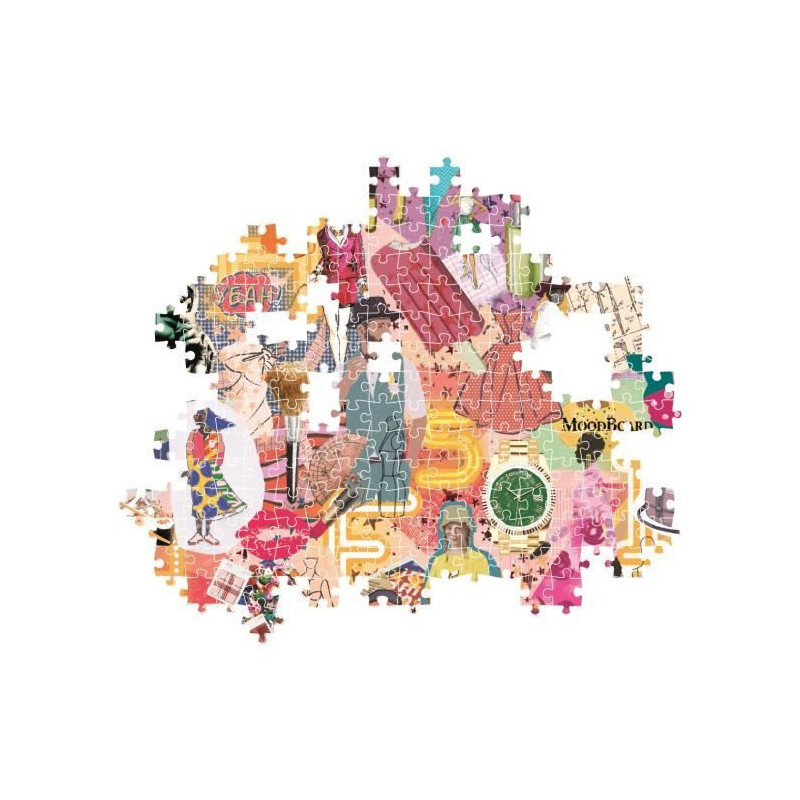 CLEMENTONI - Compact 1000 pieces - More is more - Fashion & Design