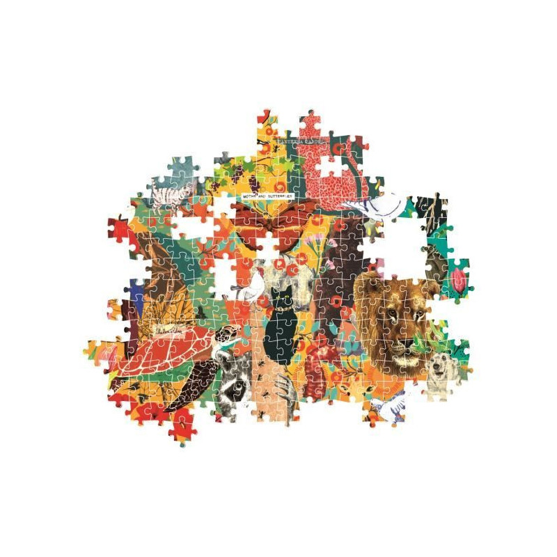CLEMENTONI - Compact 1000 pieces - More is more - Animals & Botanics
