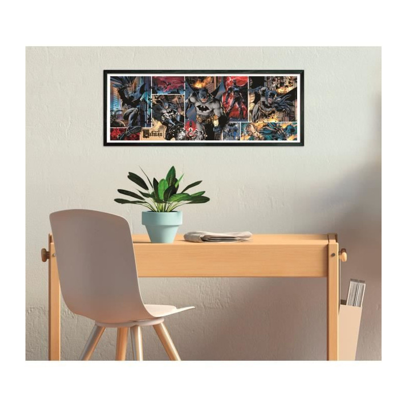 CLEMENTONI - Compact 1000 pieces Panorama - Batman