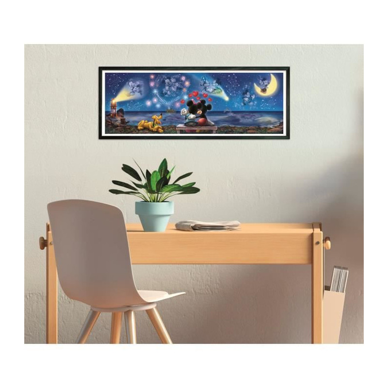 CLEMENTONI - Compact 1000 pieces Panorama - Mickey & Minnie