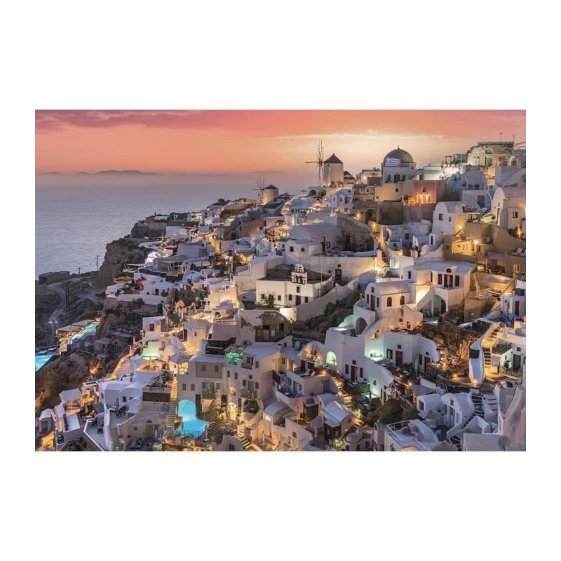 CLEMENTONI - Compact 1000 pieces - Shades of Santorini