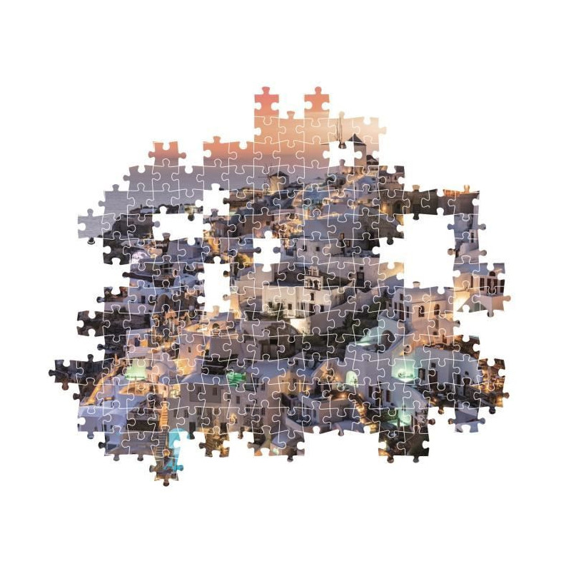 CLEMENTONI - Compact 1000 pieces - Shades of Santorini