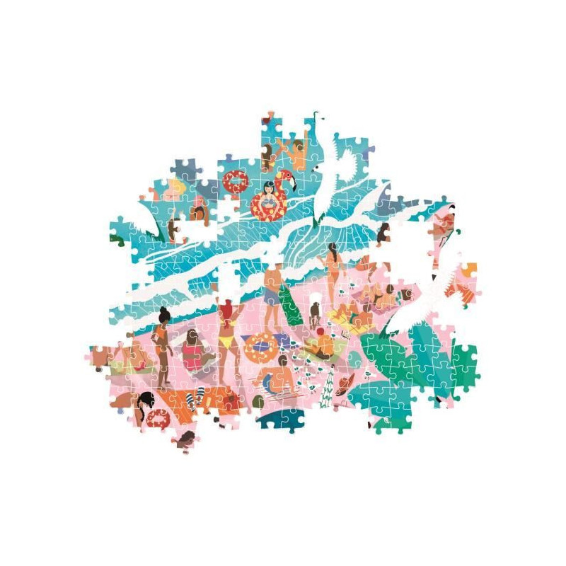 CLEMENTONI - Compact 1000 pieces - Sunday at the Beach