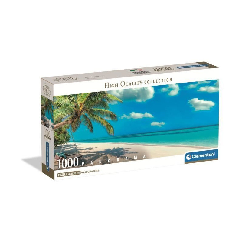 CLEMENTONI - Compact 1000 pieces Panorama - Swinging by the Oc
