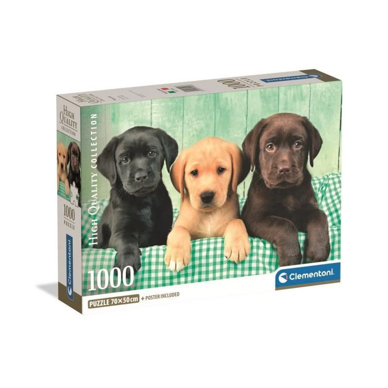 CLEMENTONI - Compact 1000 pieces - Three Labs