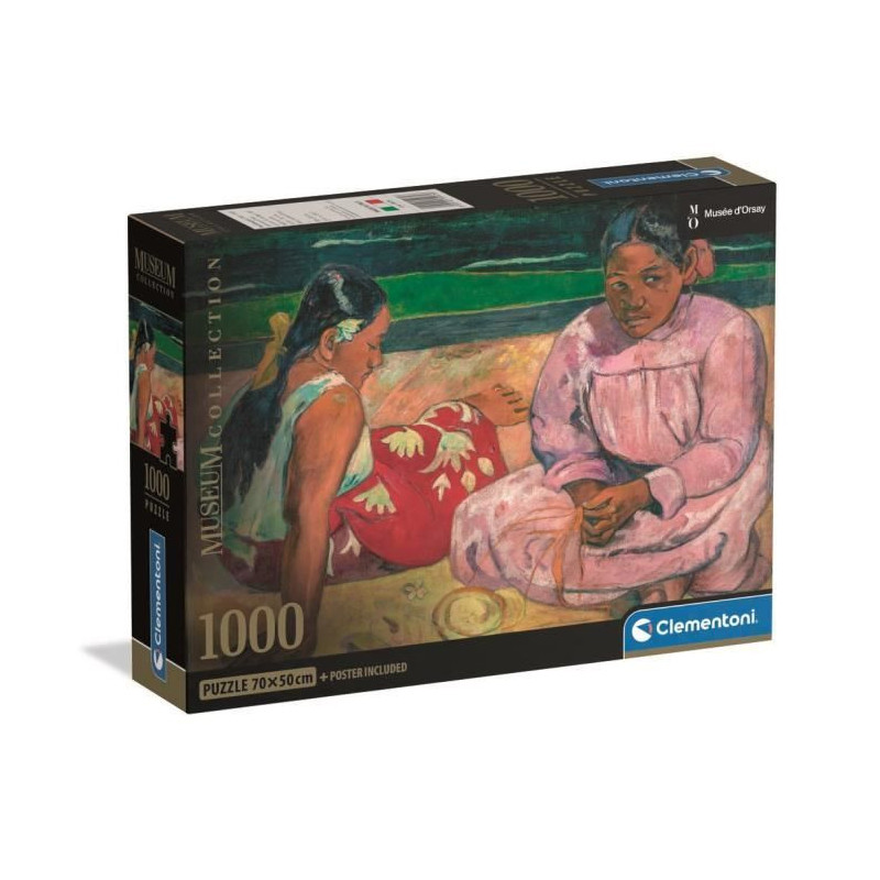 CLEMENTONI - Compact 1000 pieces - Gauguin: Women of Tahiti