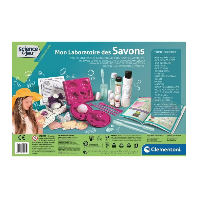 CLEMENTONI Science & Game - My Soap Lab - Scientific Game