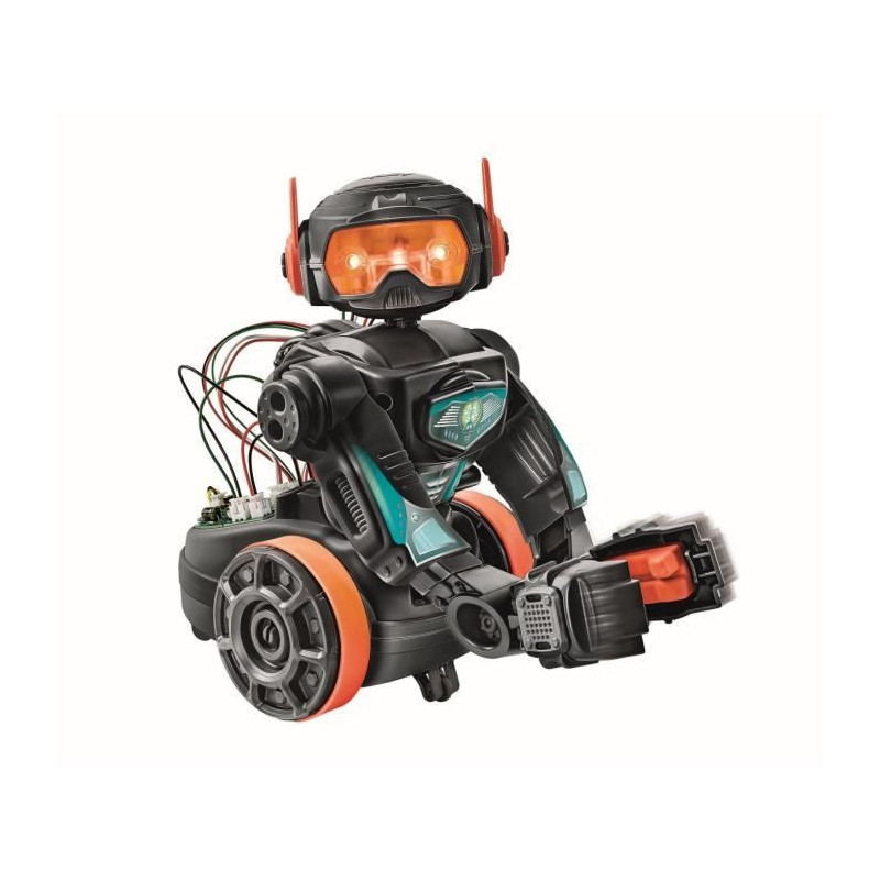 Clementoni - Robot Evolution 2.0 to assemble and program - 4 game mode