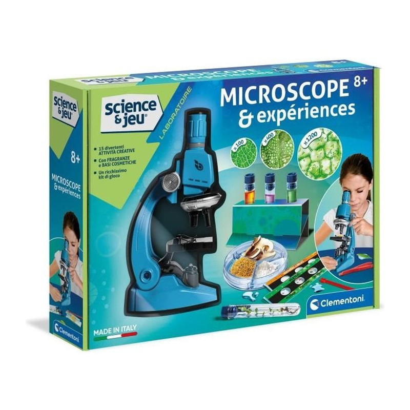 Clementoni - Science and Play - Professional Super Microscope - Ages 8