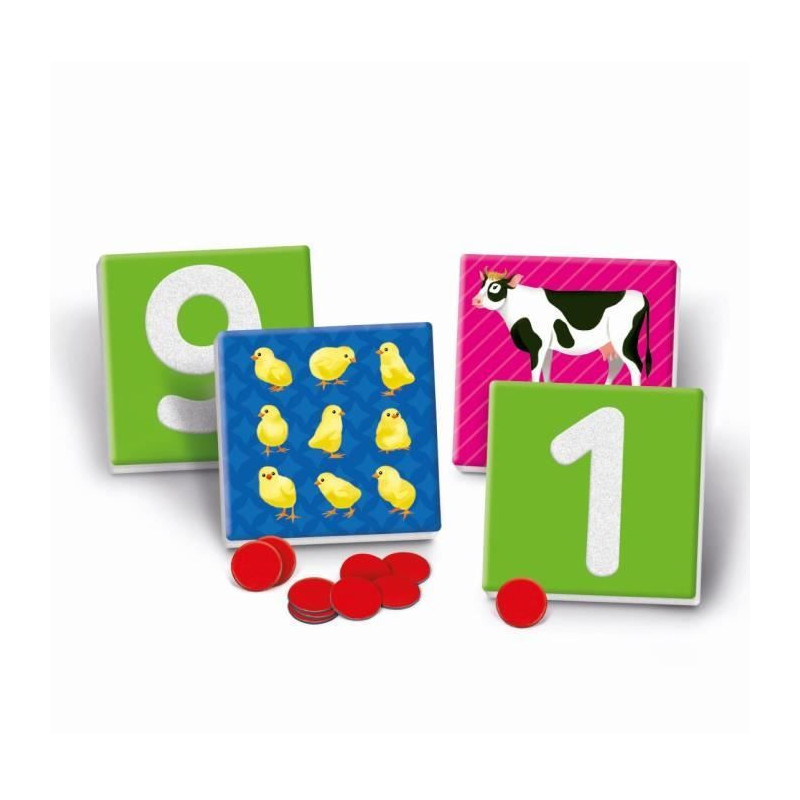 Montessori - Clementoni - Tactile numbers - Educational game learning